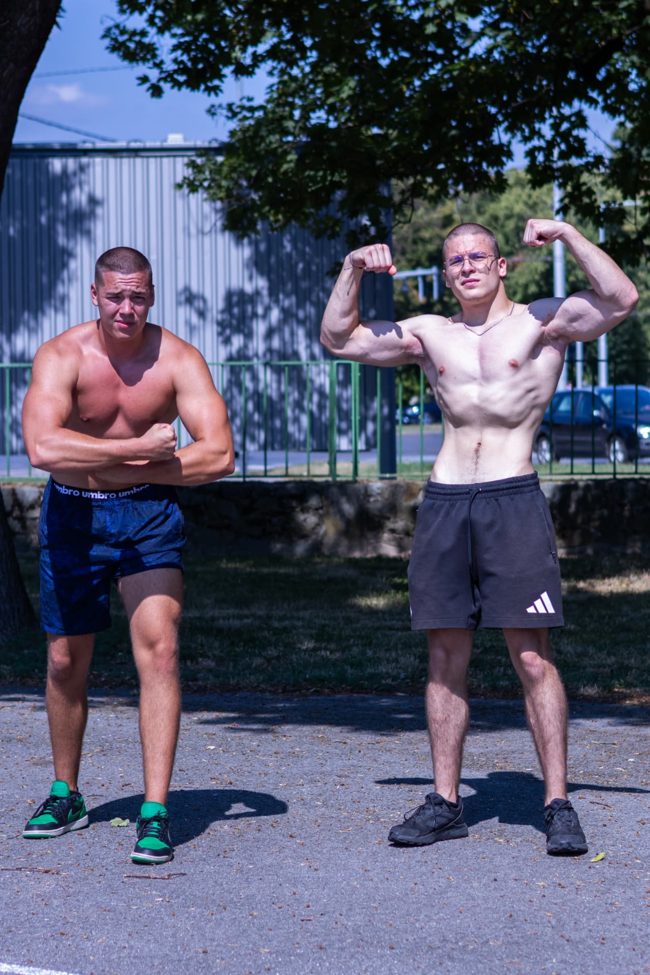 Nikola Labak i Antonio Vanek nakon treninga