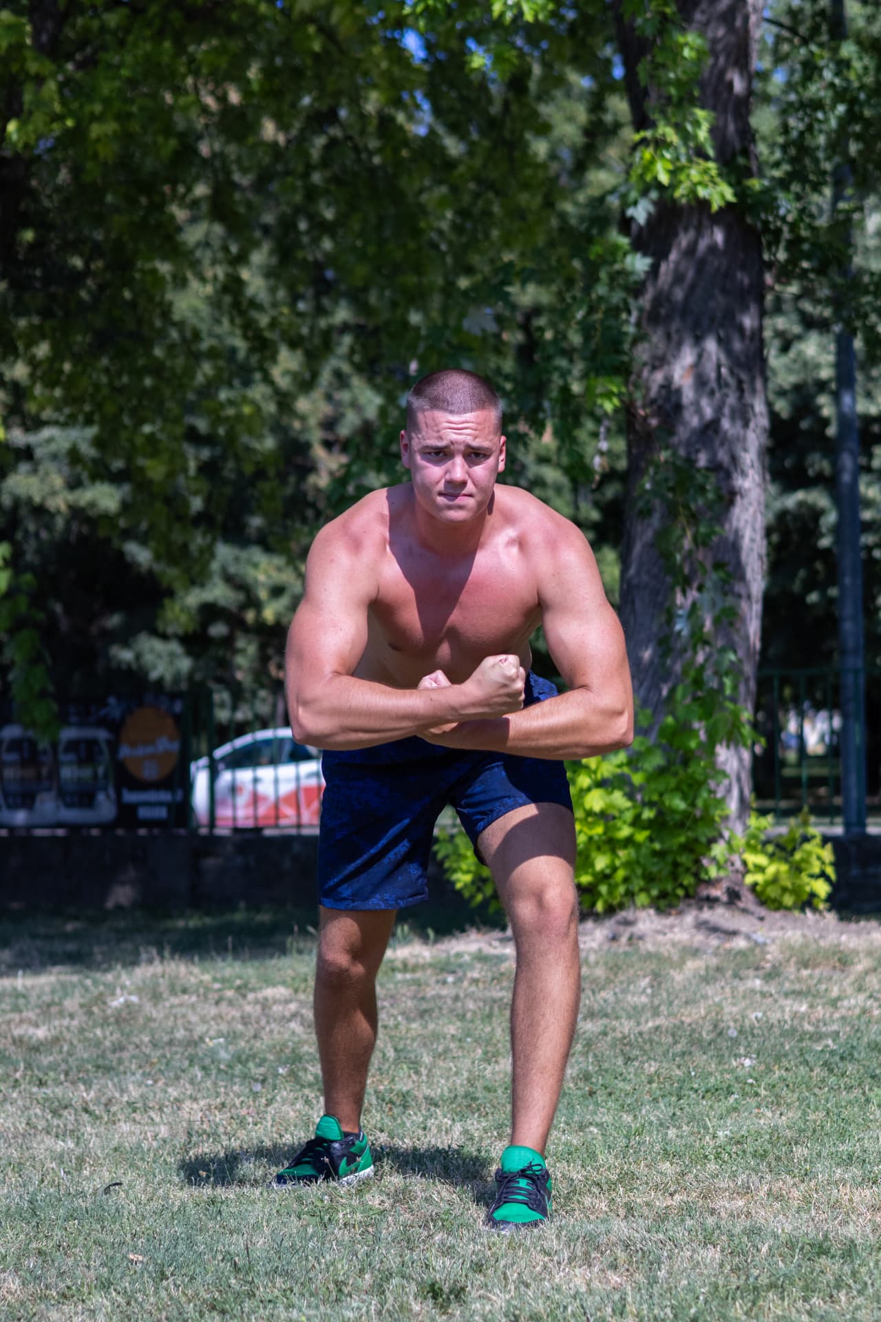 Antonio Vanek u trening pozi